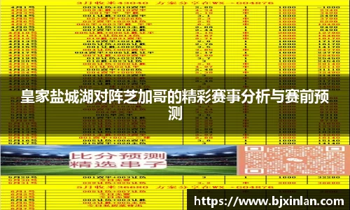 皇家盐城湖对阵芝加哥的精彩赛事分析与赛前预测